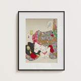 Behavior of a maiden of the kansei era