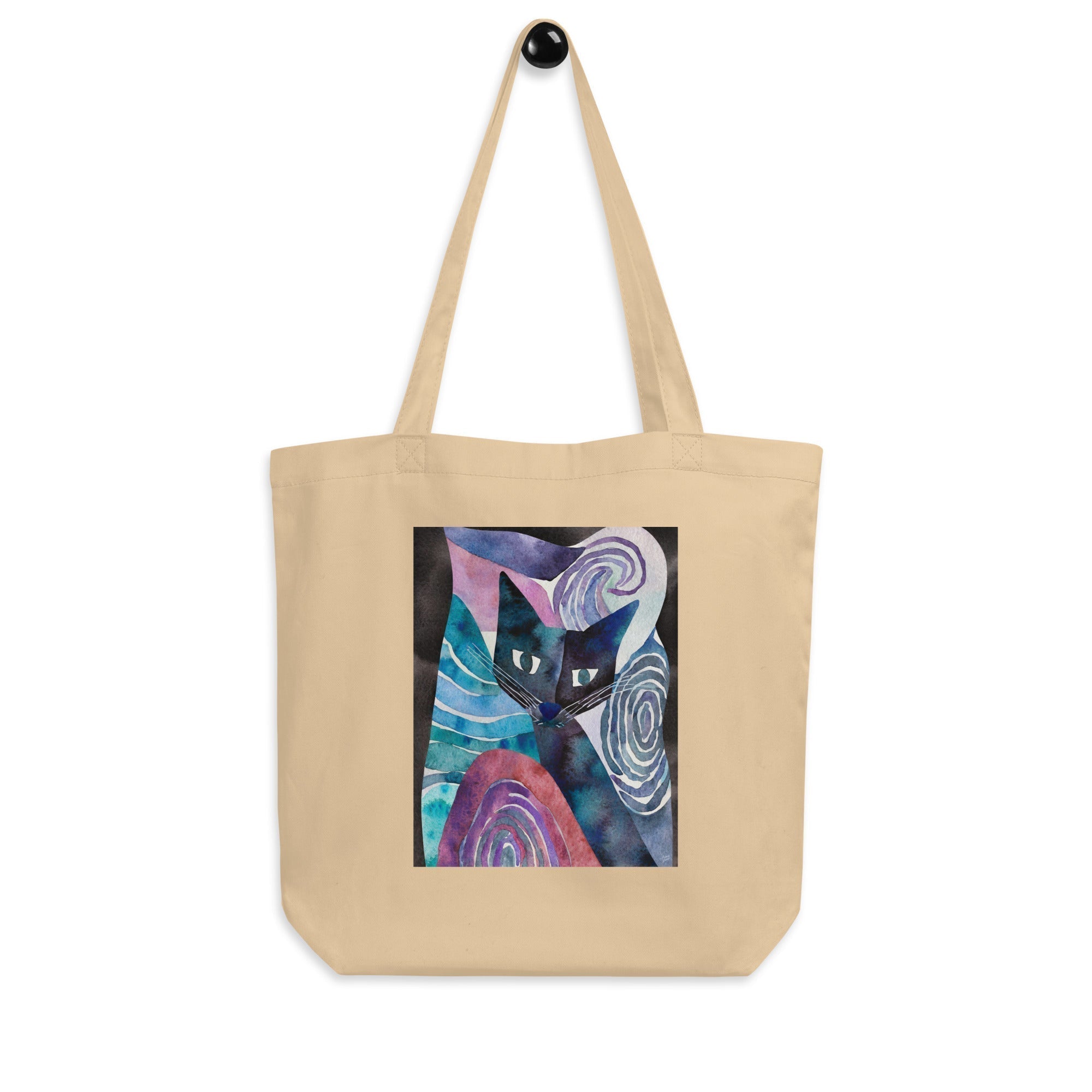 Unlock the Mystery of Style: Embrace the Elegance of the Mystic Meow Tote Bag