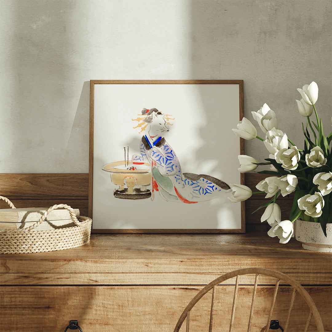 Refined grace in tea ceremony - Misthios Studio