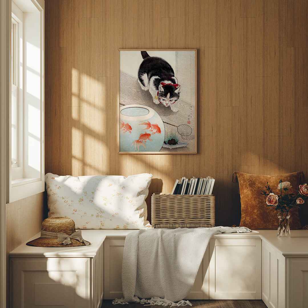 Cat and goldfish bowl - Misthios Studio