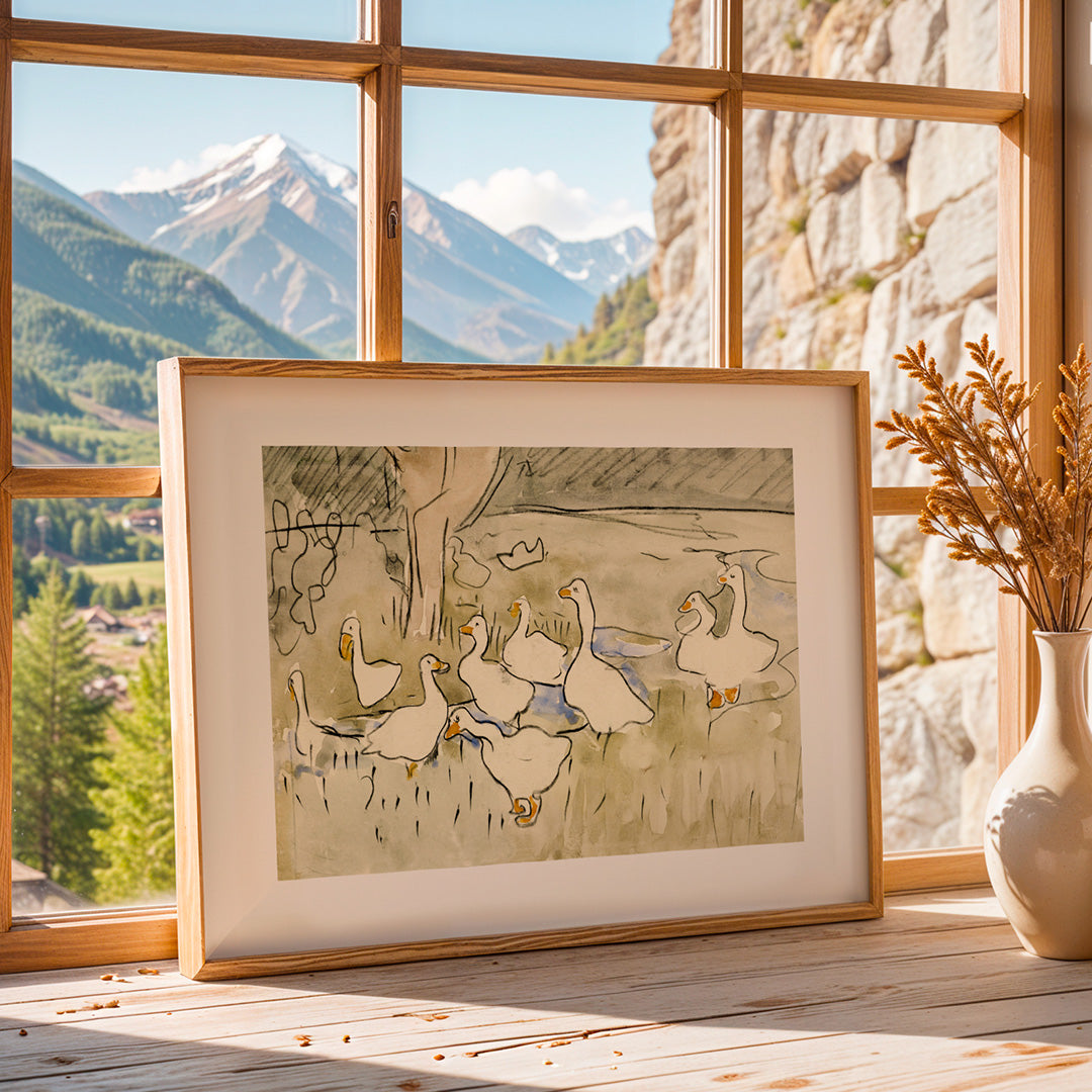 Ducks fine art print by Theo van Hoytema