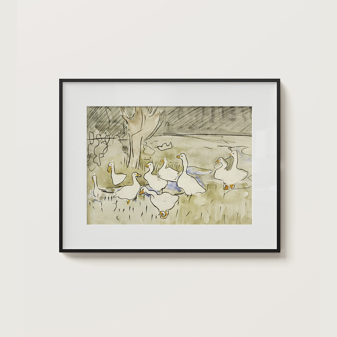 Ducks fine art print by Theo van Hoytema