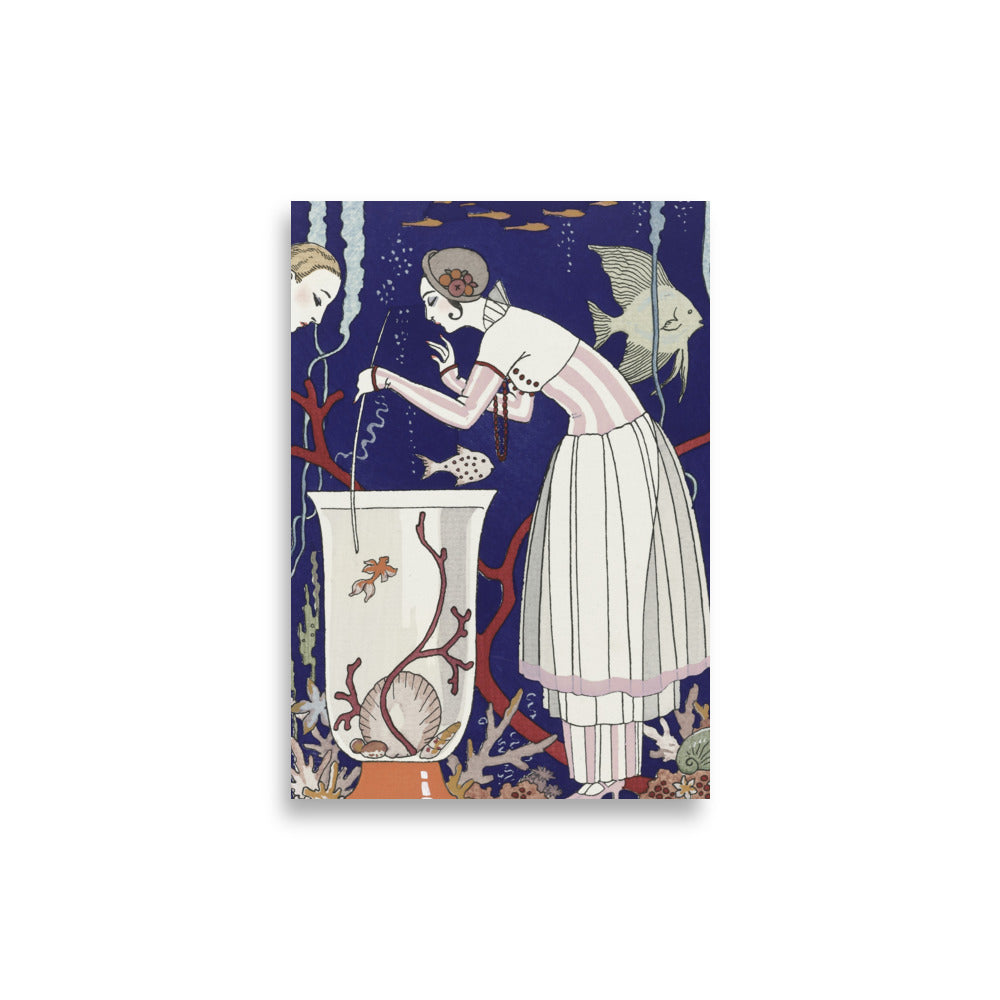 L'étourdissant petit poisson by George Barbier fine art print