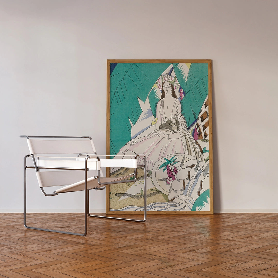 La-belle-torquatienne-by-Charles-Martin-fine-art-print-artwork