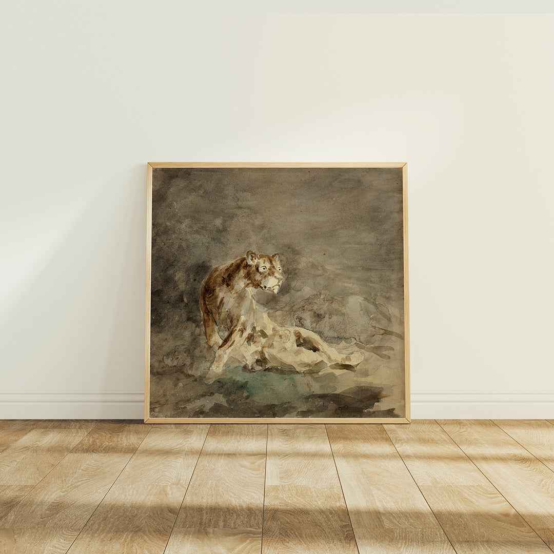 Lioness with her family - Misthios Studio