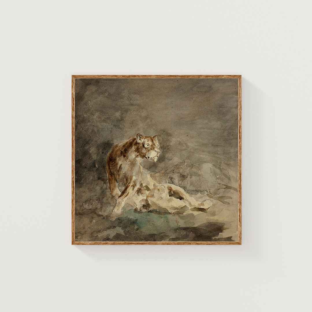 Lioness with her family - Misthios Studio