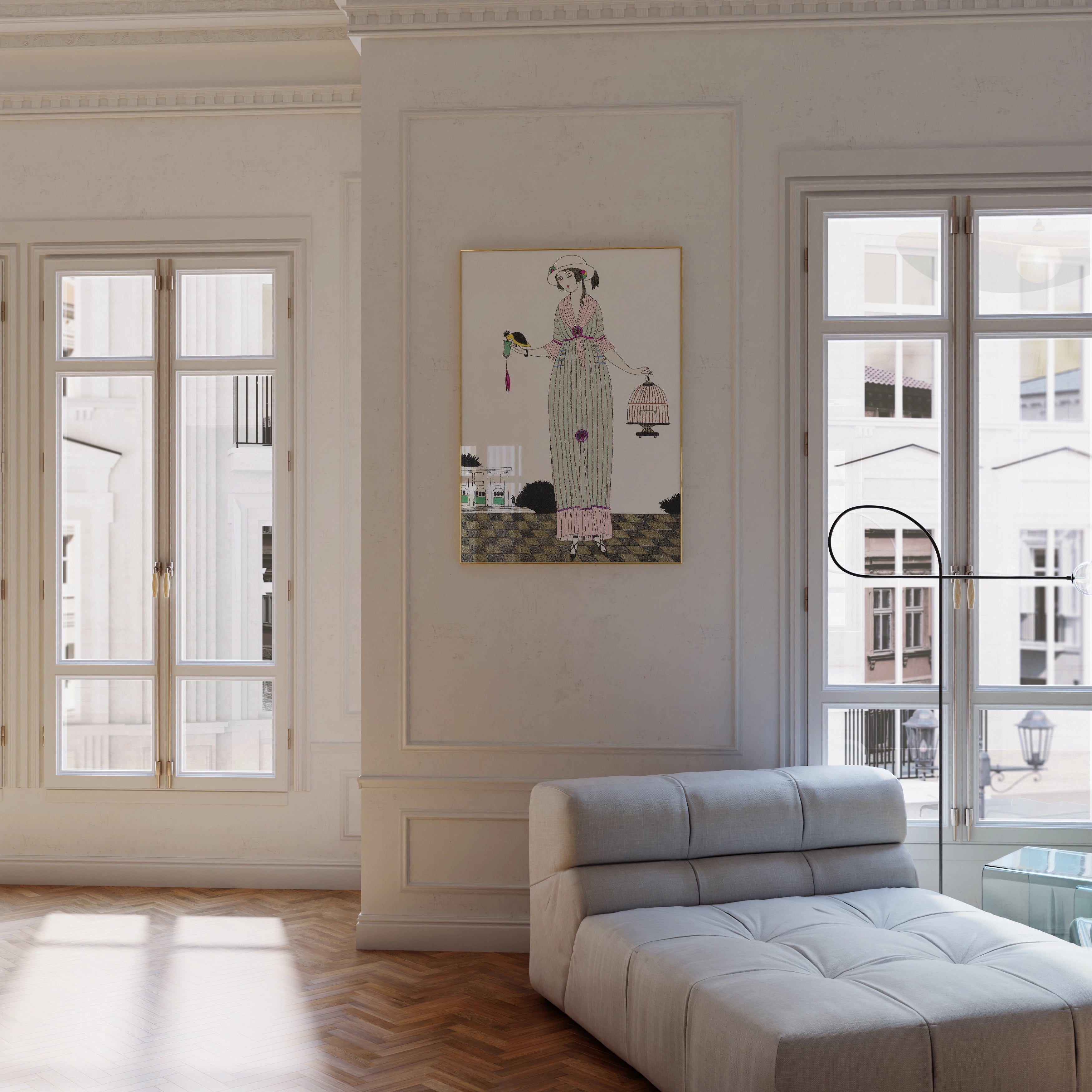 Robe-de-linon-by-Charles-Martin-fine-art-print-ambiance