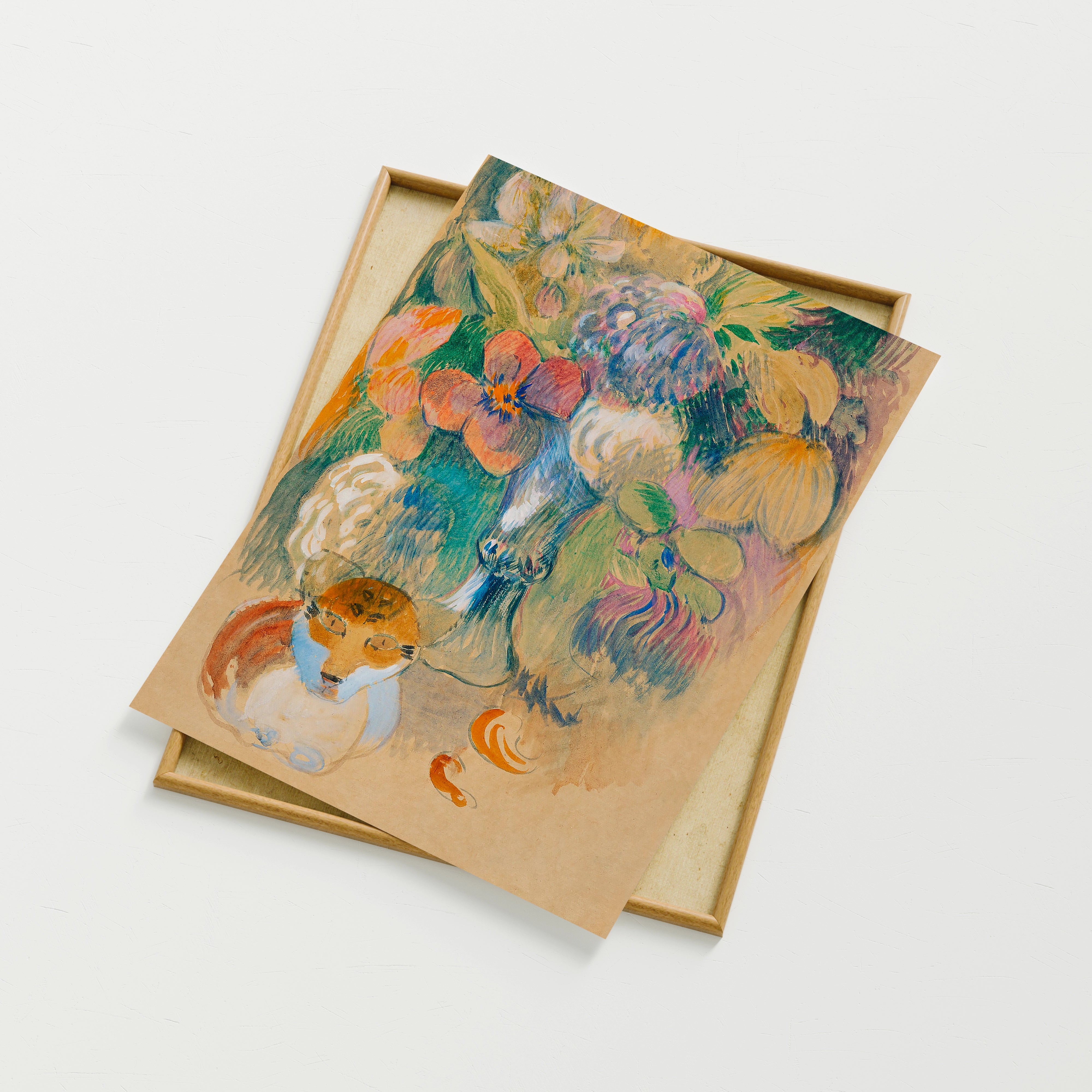 Still-life-with-cat-fine-art-print-detail