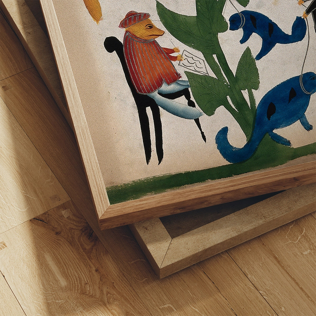 The-court-of-the-jackal-raja-fine-art-print-detail