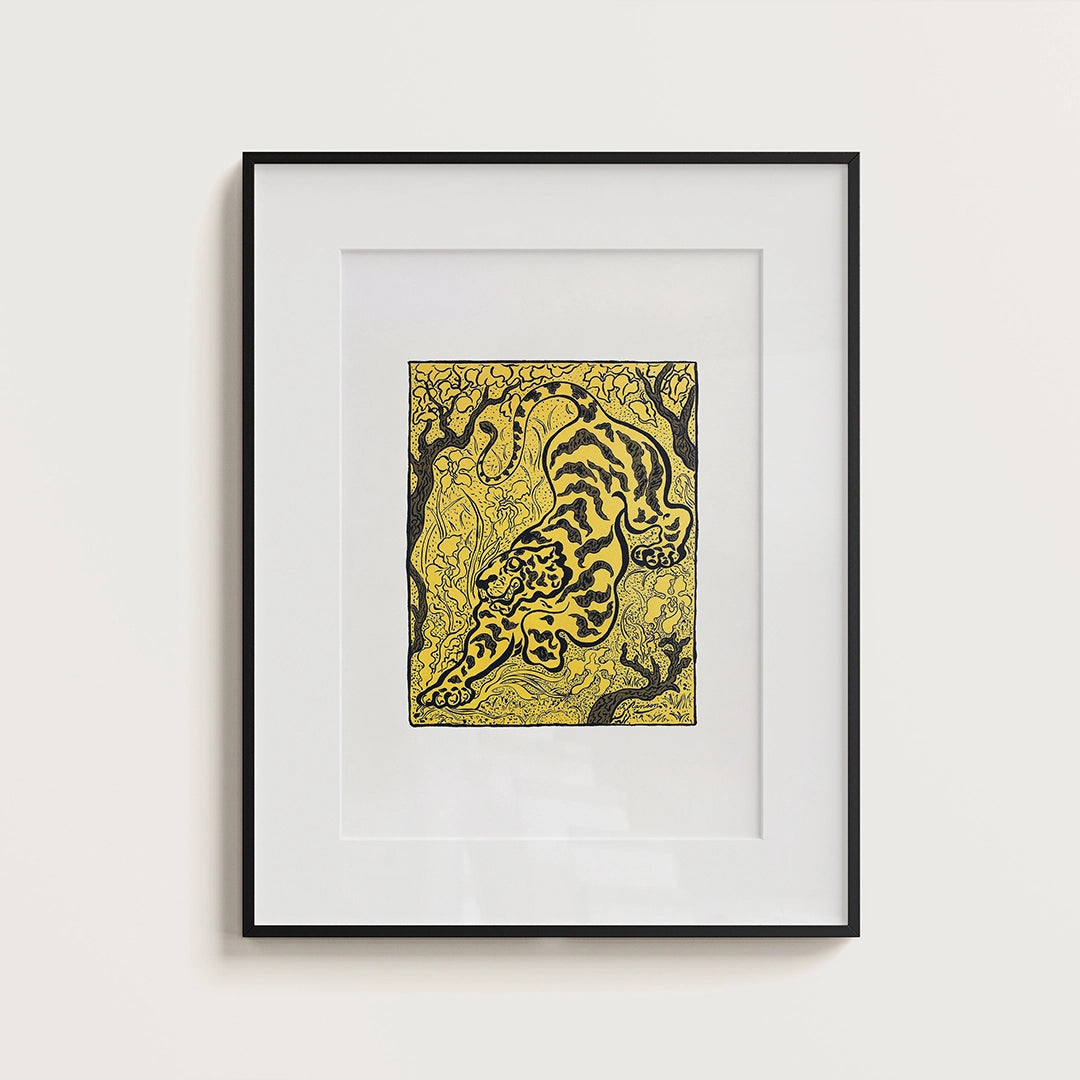 Tiger in the Jungle by Paul Ranson fine art print