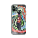 Load image into Gallery viewer, Psychedelic Purr - Clear Case for iPhone®
