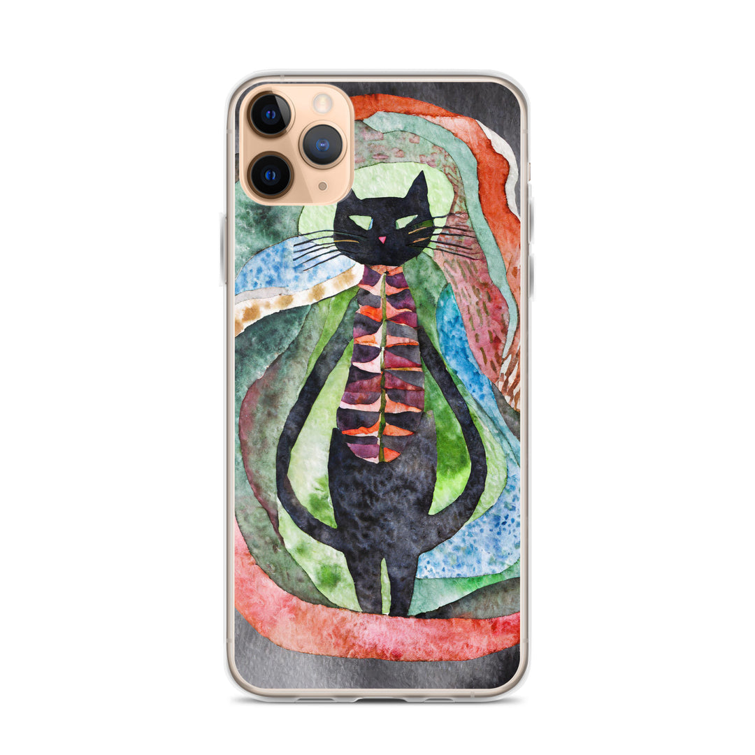 Psychedelic Purr - Clear Case for iPhone®