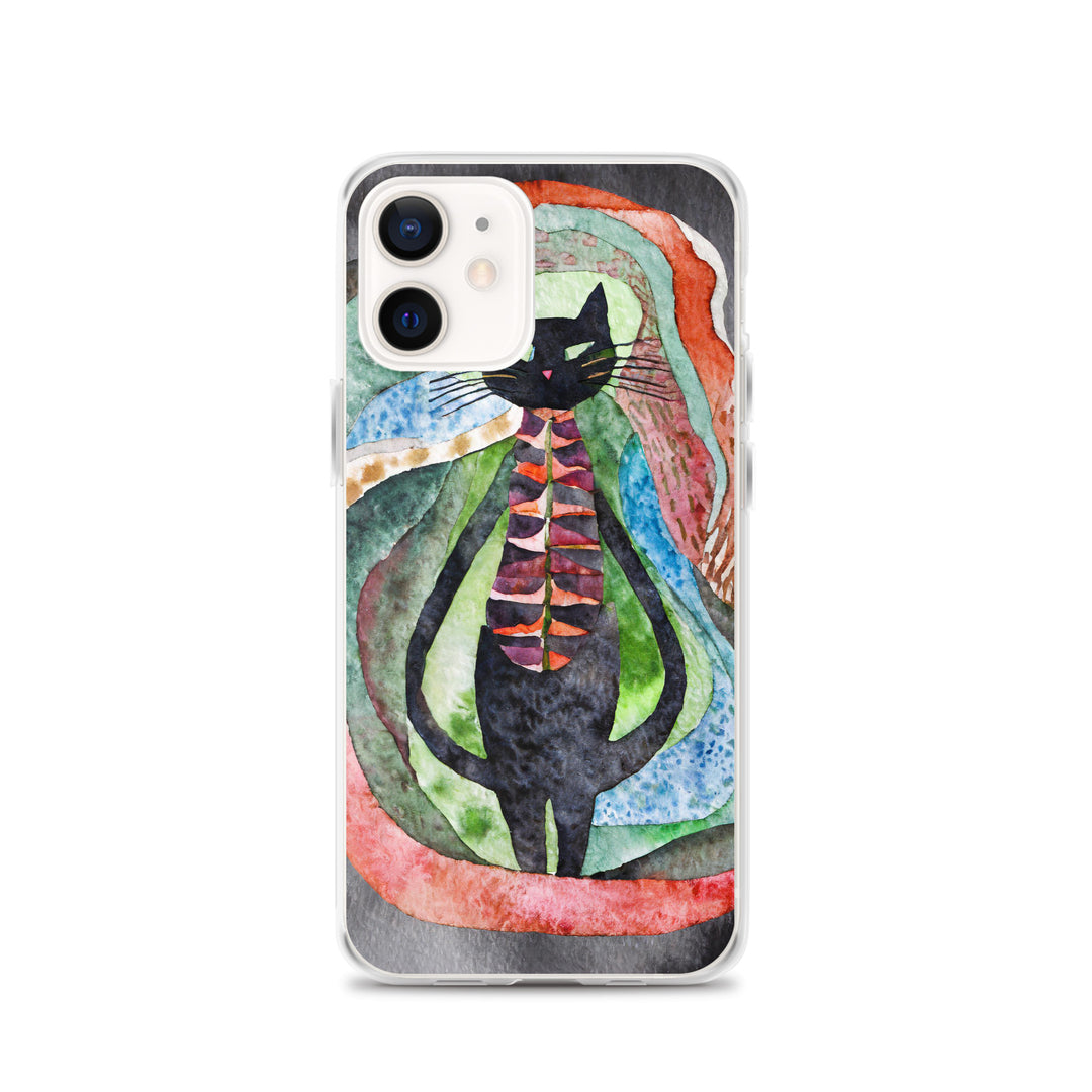 Psychedelic Purr - Clear Case for iPhone®