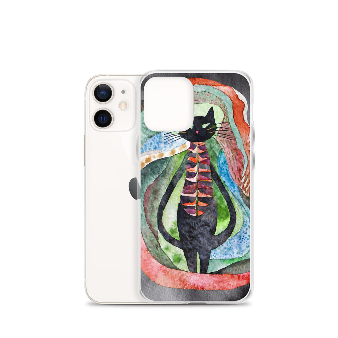 Psychedelic Purr - Clear Case for iPhone®