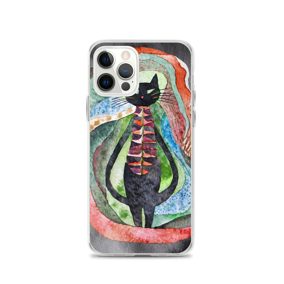 Psychedelic Purr - Clear Case for iPhone®