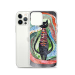 Load image into Gallery viewer, Psychedelic Purr - Clear Case for iPhone®
