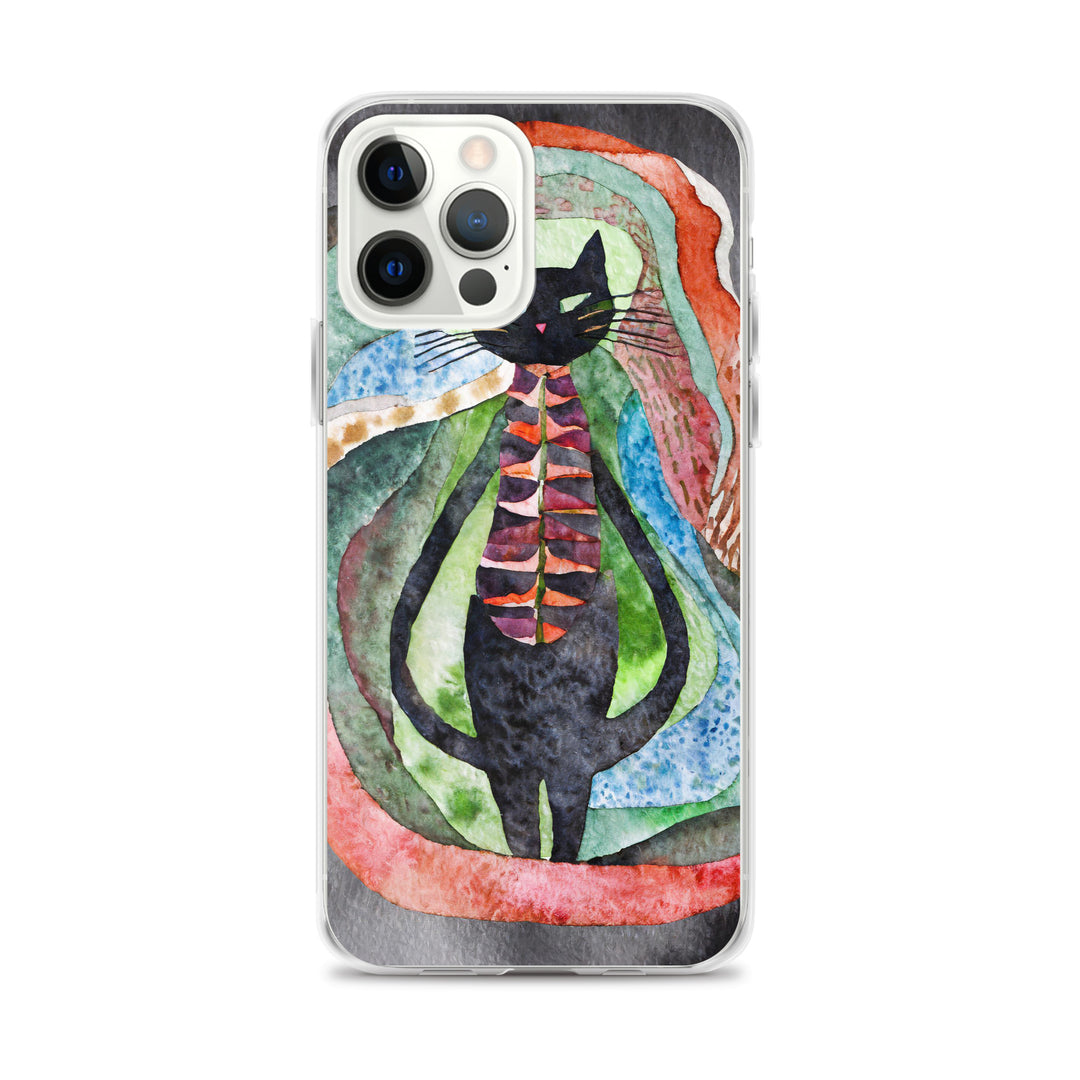 Psychedelic Purr - Clear Case for iPhone®