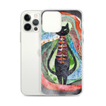 Load image into Gallery viewer, Psychedelic Purr - Clear Case for iPhone®
