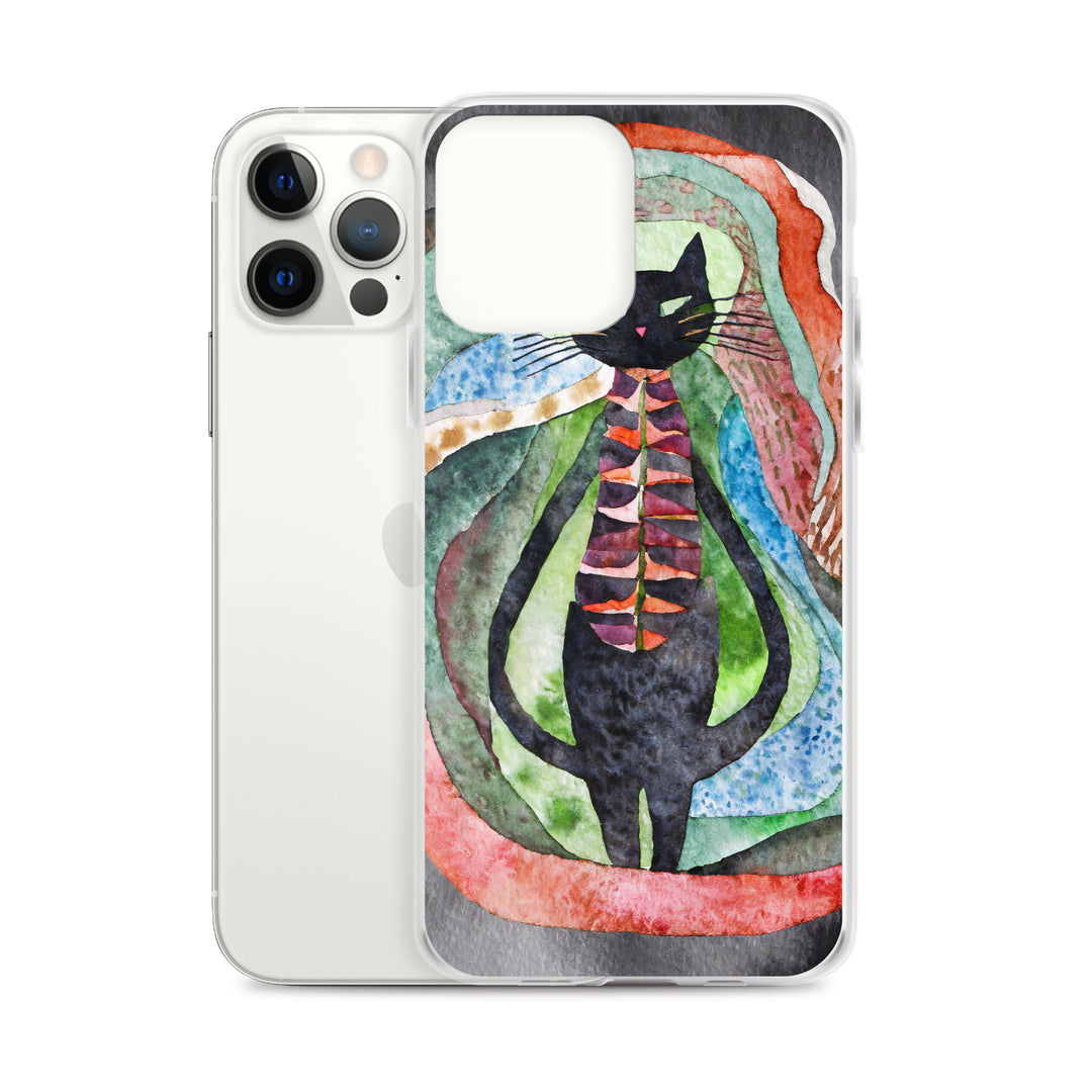 Psychedelic Purr - Clear Case for iPhone®