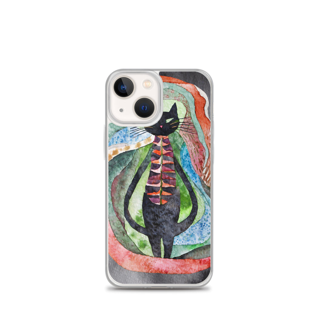 Psychedelic Purr - Clear Case for iPhone®