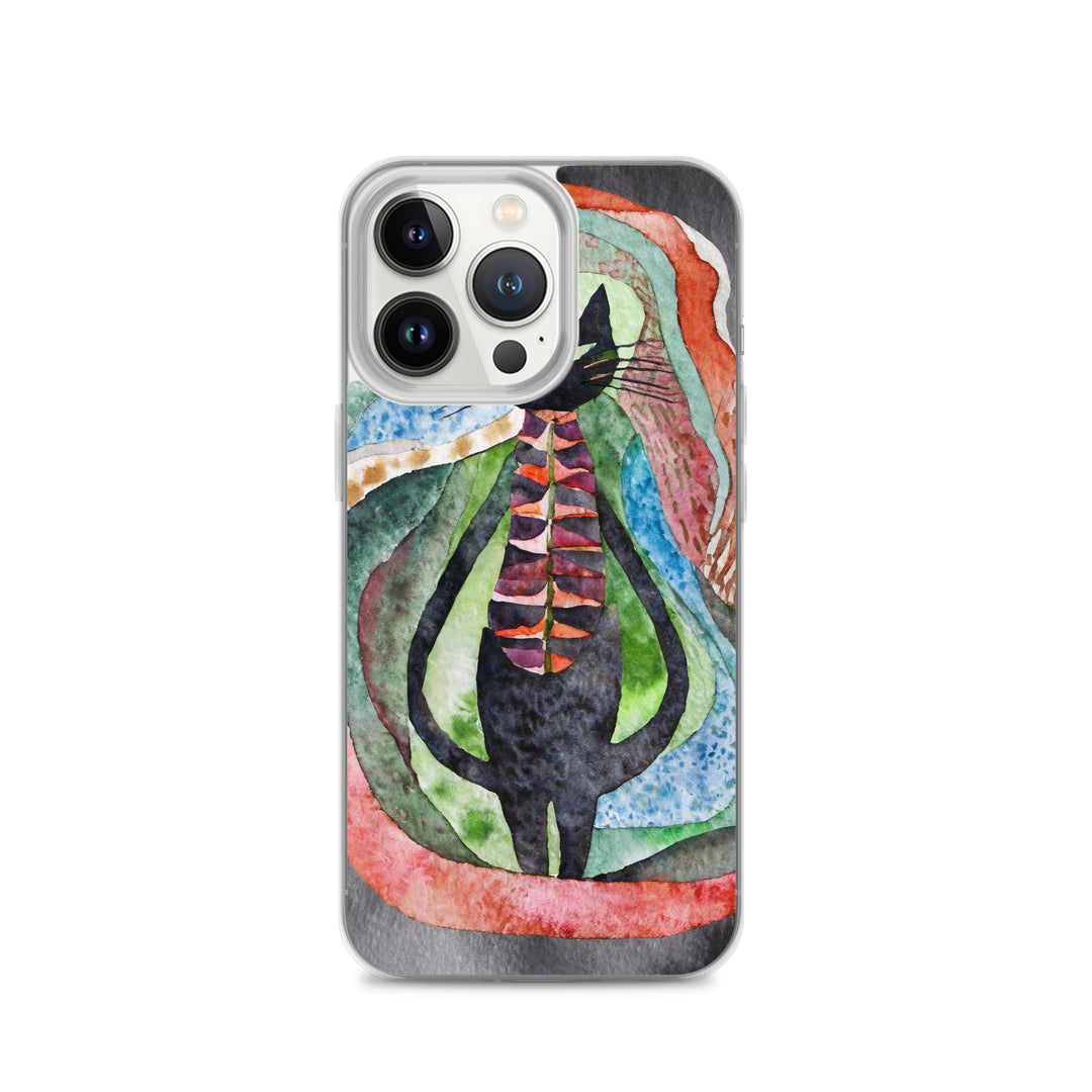 Psychedelic Purr - Clear Case for iPhone®