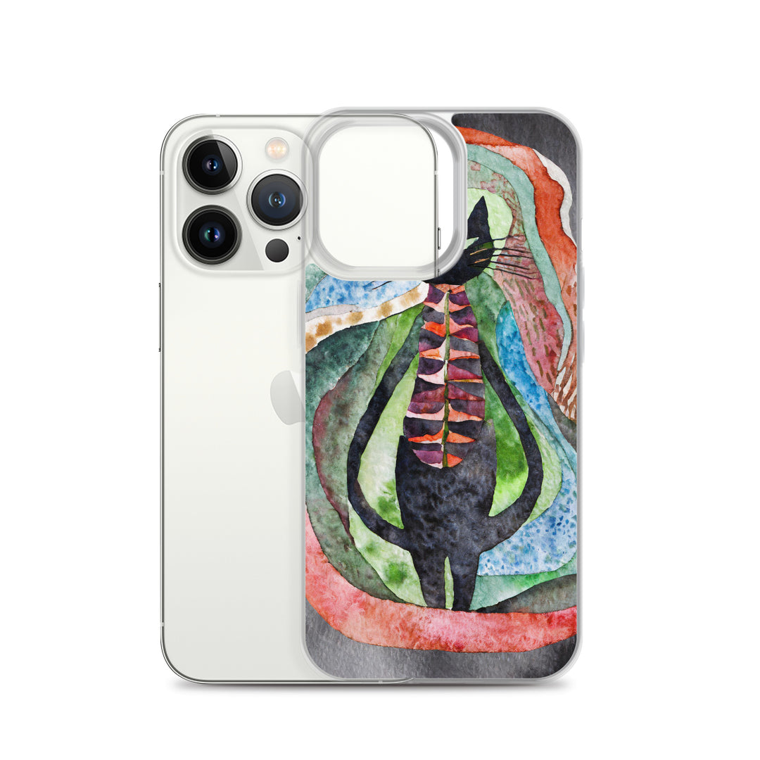 Psychedelic Purr - Clear Case for iPhone®