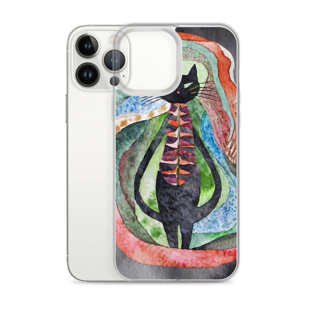 Psychedelic Purr - Clear Case for iPhone®