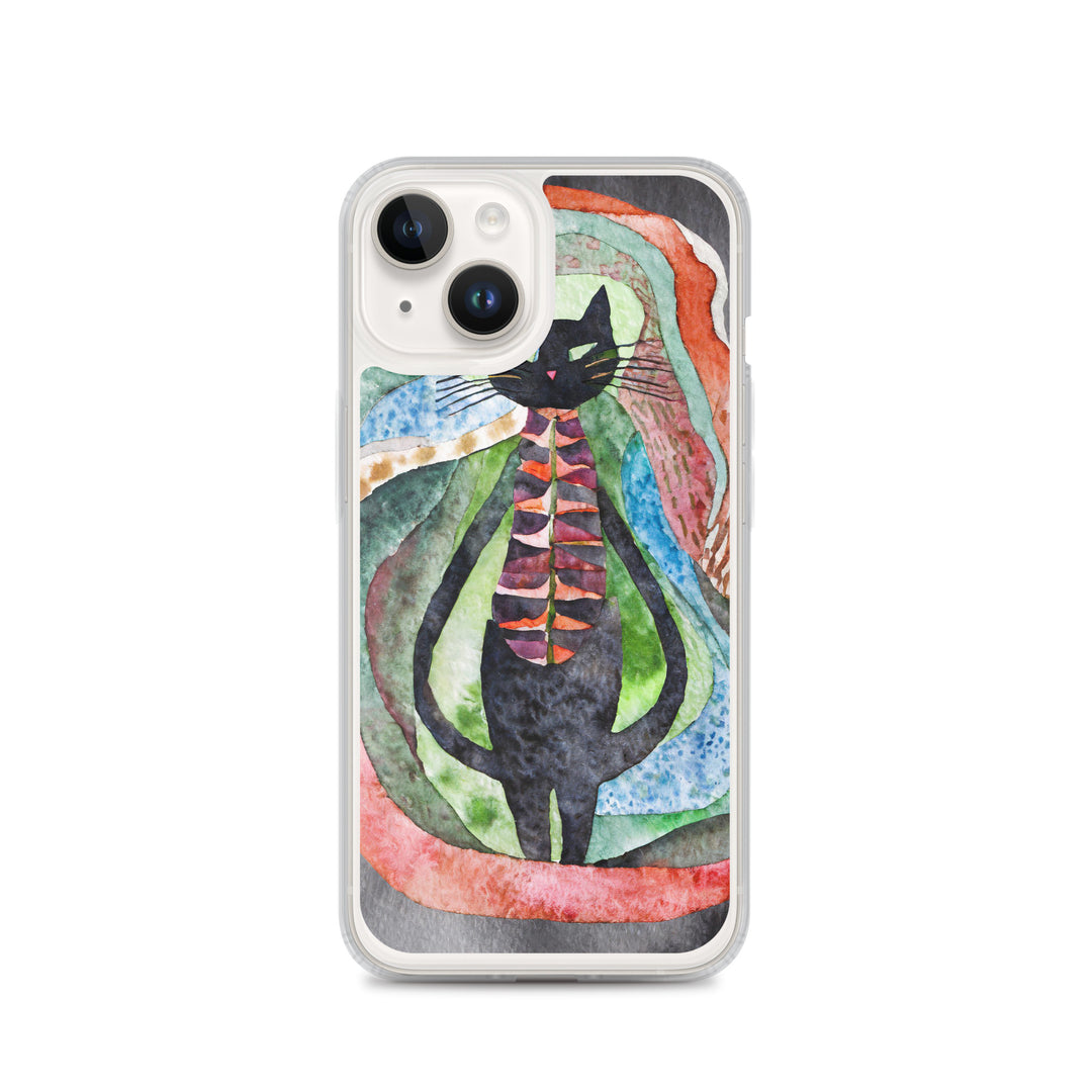 Psychedelic Purr - Clear Case for iPhone®