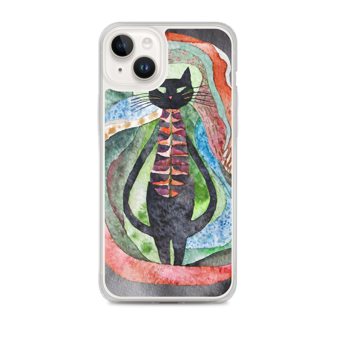 Psychedelic Purr - Clear Case for iPhone®