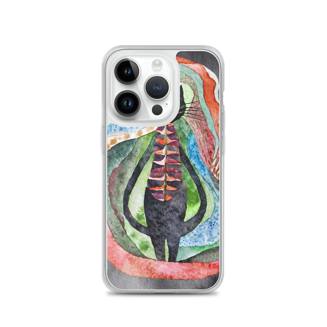 Psychedelic Purr - Clear Case for iPhone®