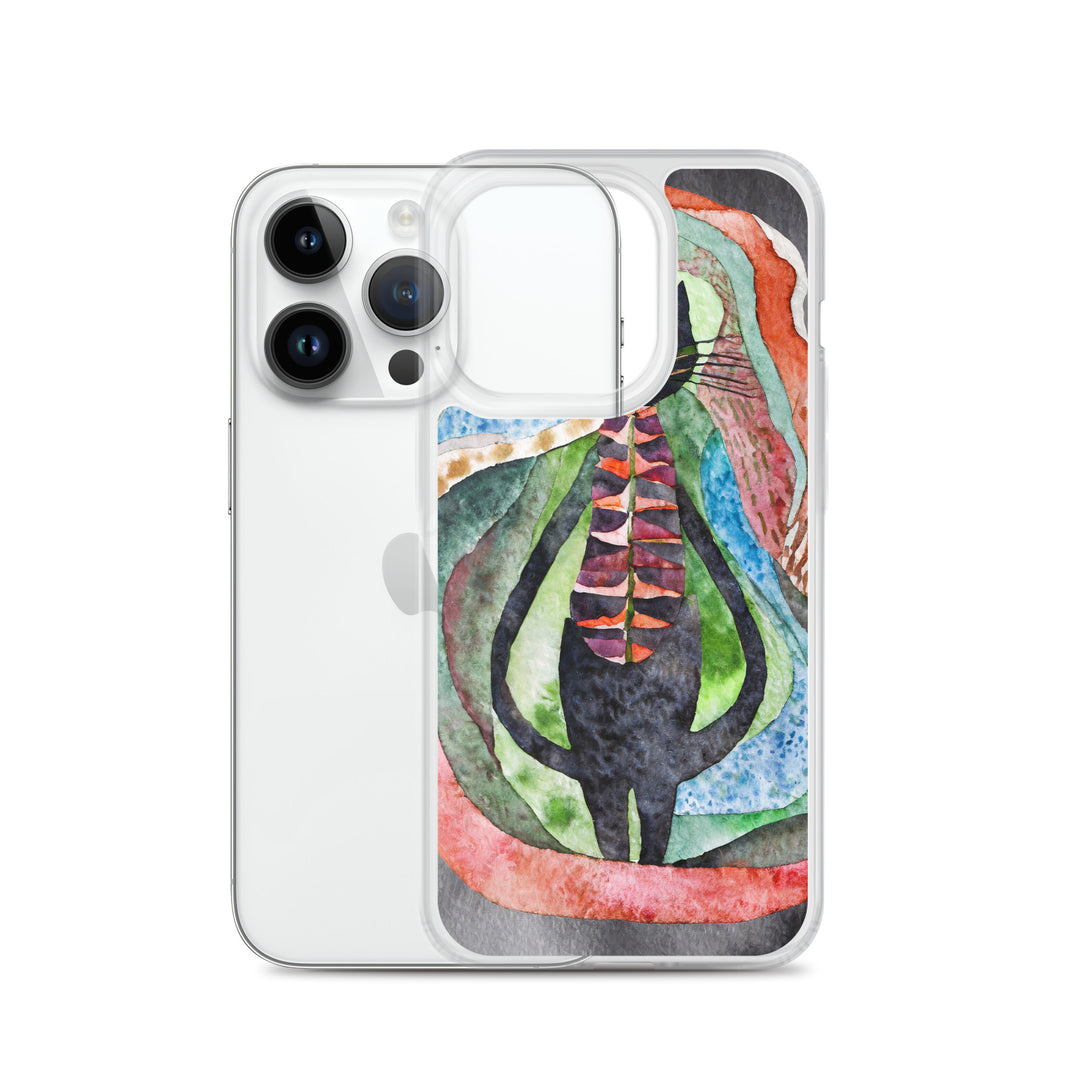 Psychedelic Purr - Clear Case for iPhone®