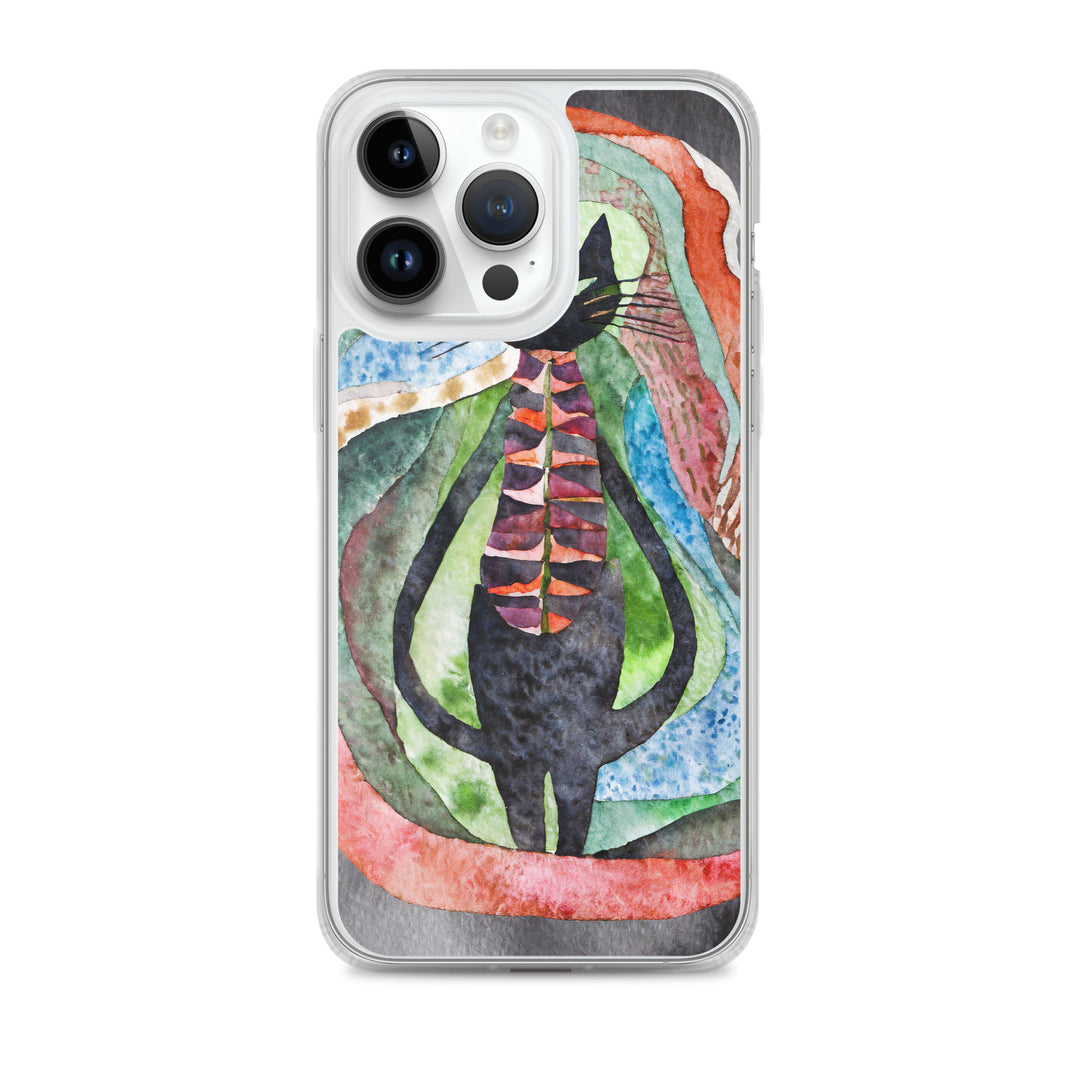 Psychedelic Purr - Clear Case for iPhone®