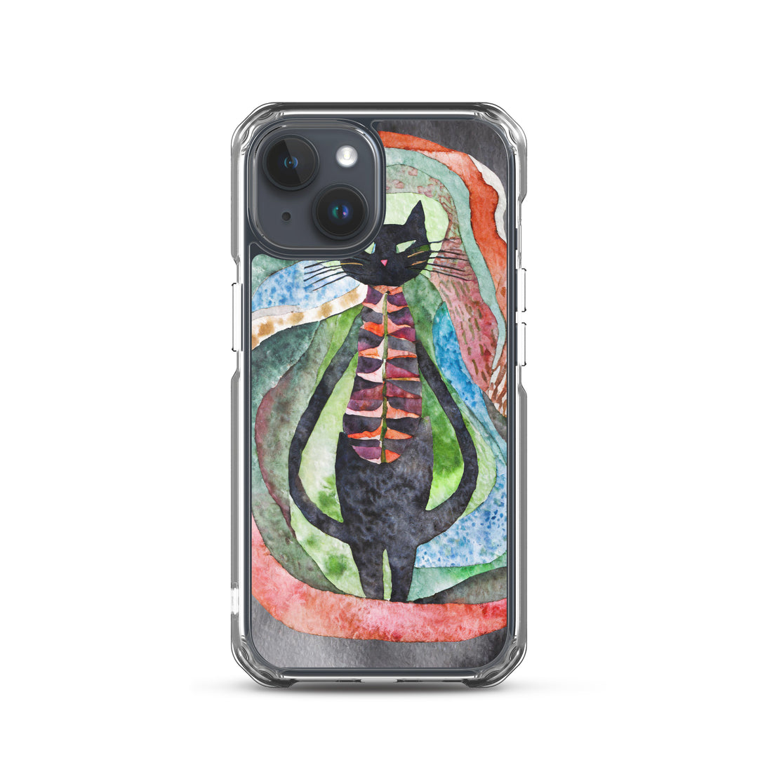 Psychedelic Purr - Clear Case for iPhone®