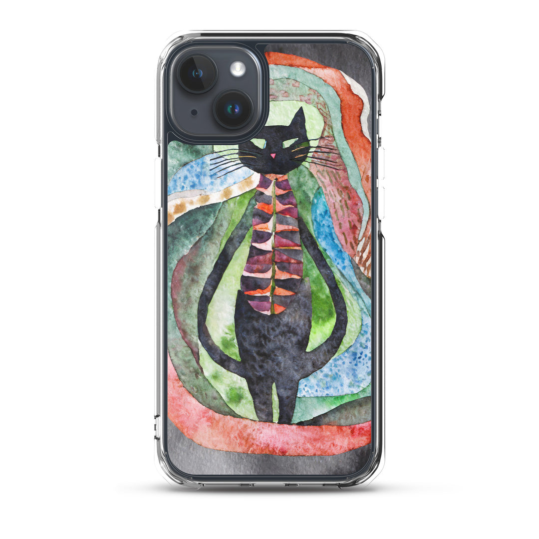 Psychedelic Purr - Clear Case for iPhone®