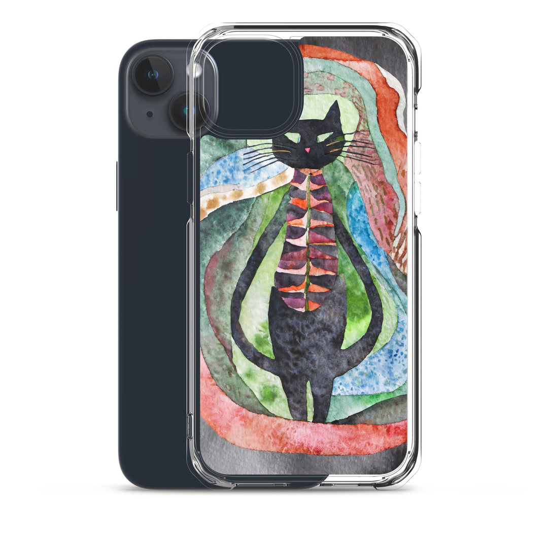 Psychedelic Purr - Clear Case for iPhone®