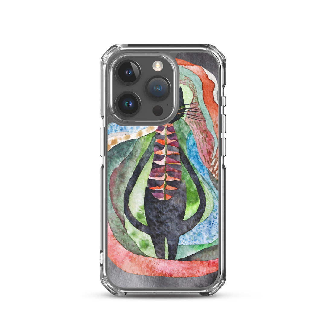 Psychedelic Purr - Clear Case for iPhone®