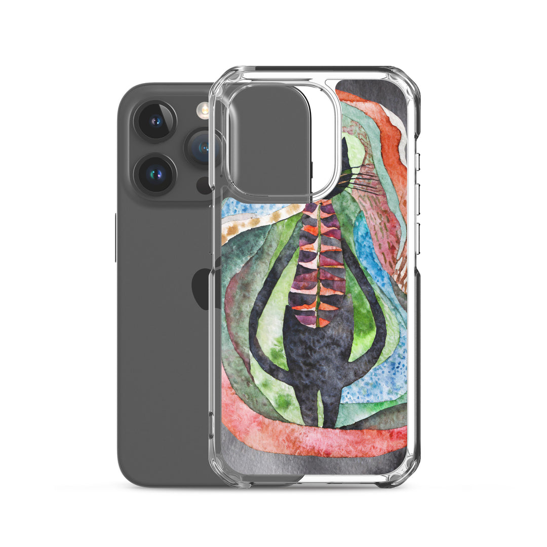 Psychedelic Purr - Clear Case for iPhone®