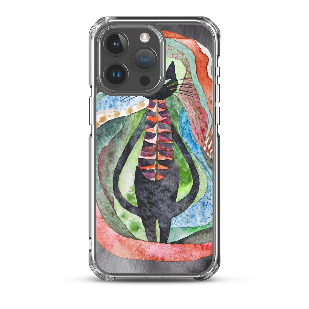 Psychedelic Purr - Clear Case for iPhone®