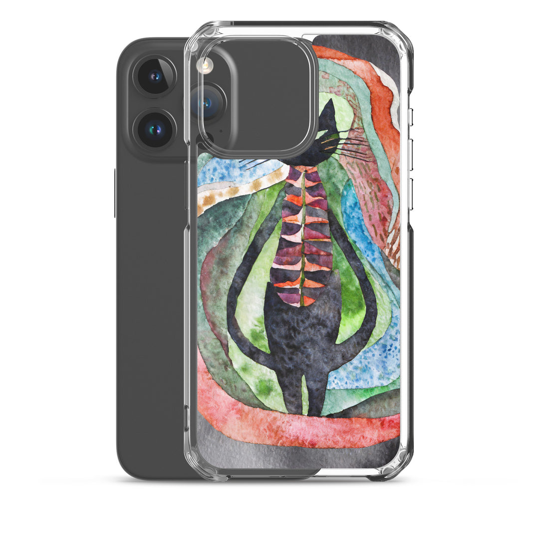 Psychedelic Purr - Clear Case for iPhone®