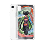 Load image into Gallery viewer, Psychedelic Purr - Clear Case for iPhone®
