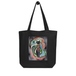 Load image into Gallery viewer, Psychedelic Purr - Eco Tote Bag
