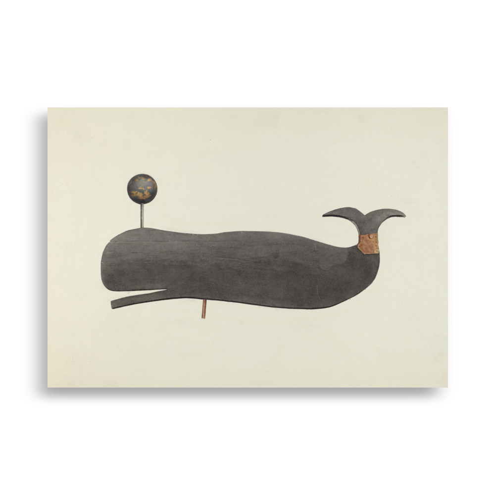 Whale weather vane - Misthios Studio