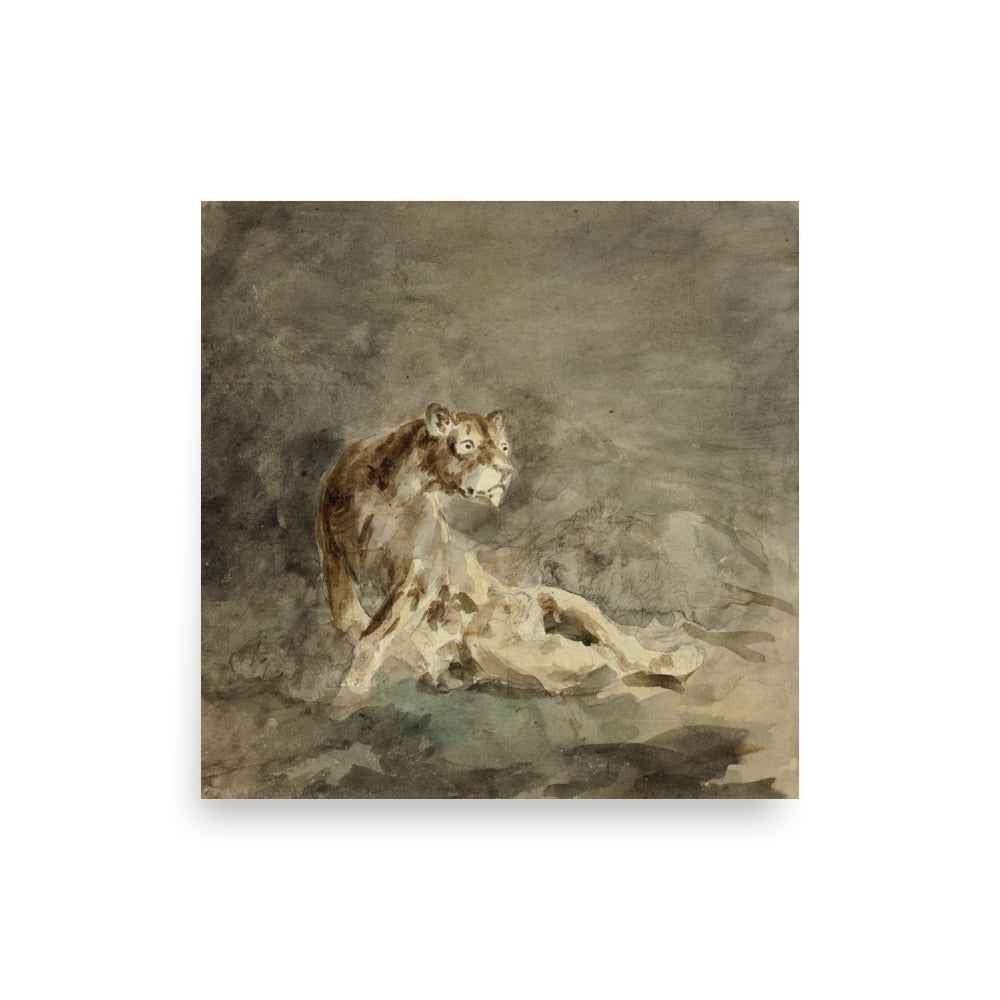 Lioness with her family - Misthios Studio