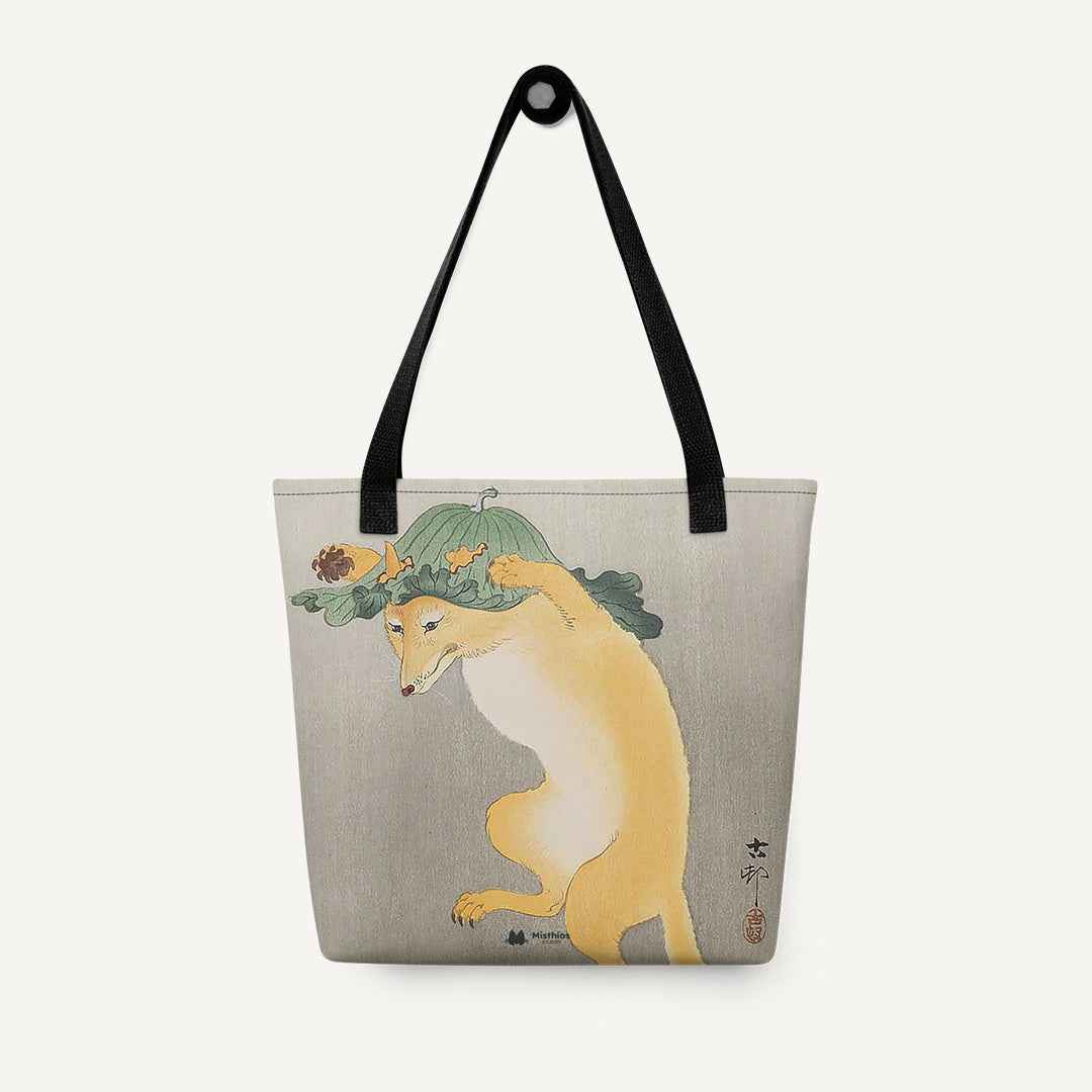 Dancing fox tote bag - Misthios Studio