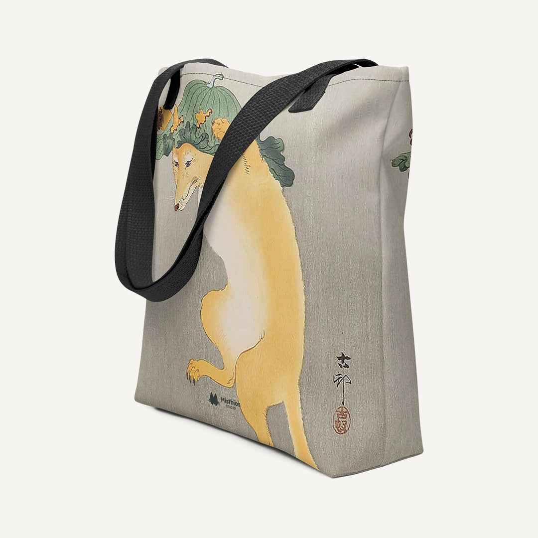 Dancing fox tote bag - Misthios Studio