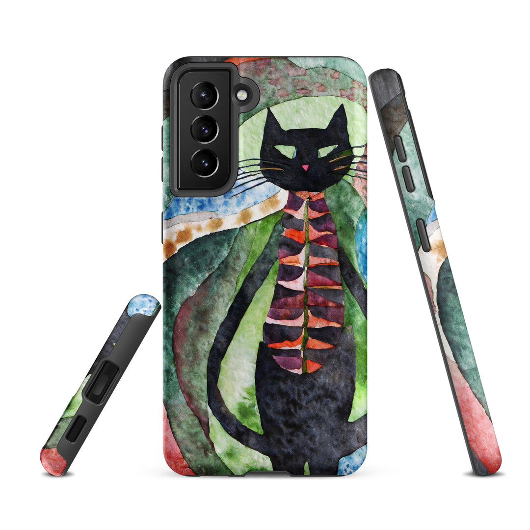 Psychedelic Purr - Tough case for Samsung®