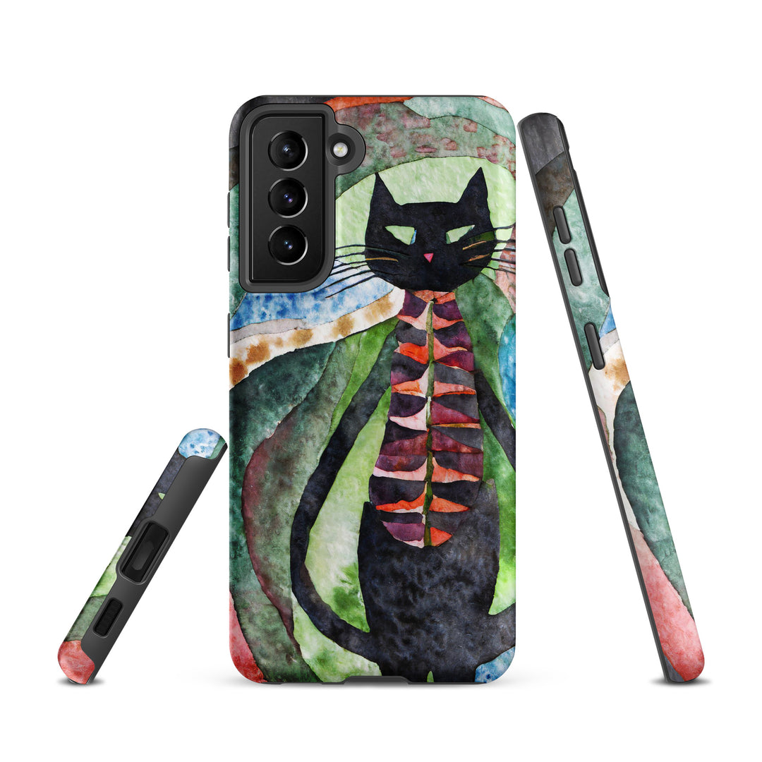 Psychedelic Purr - Tough case for Samsung®