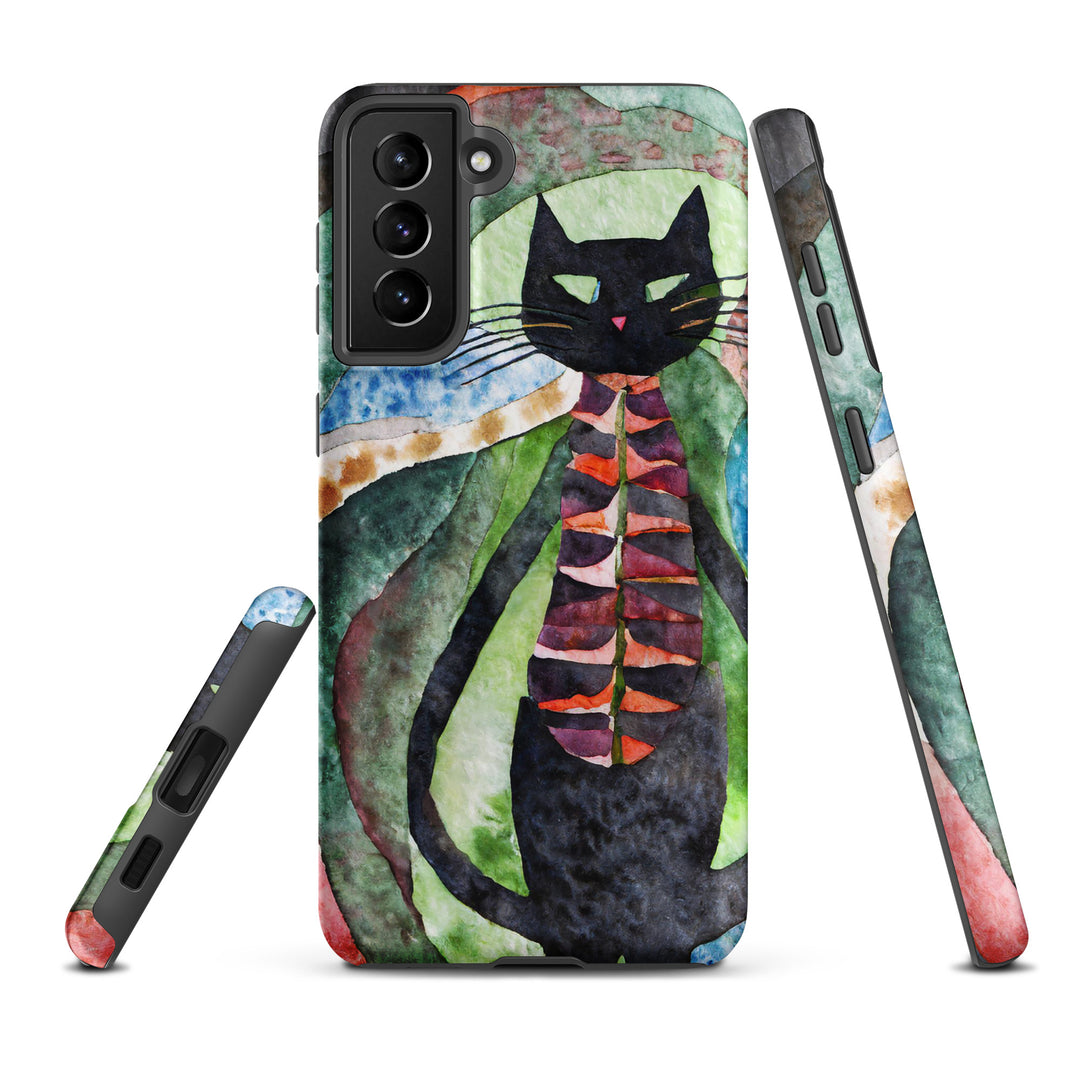 Psychedelic Purr - Tough case for Samsung®