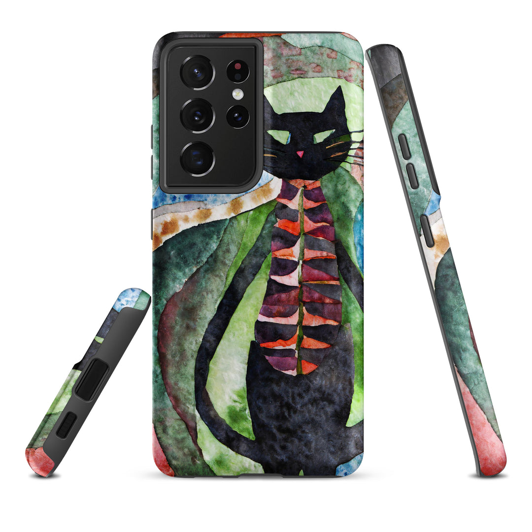 Psychedelic Purr - Tough case for Samsung®