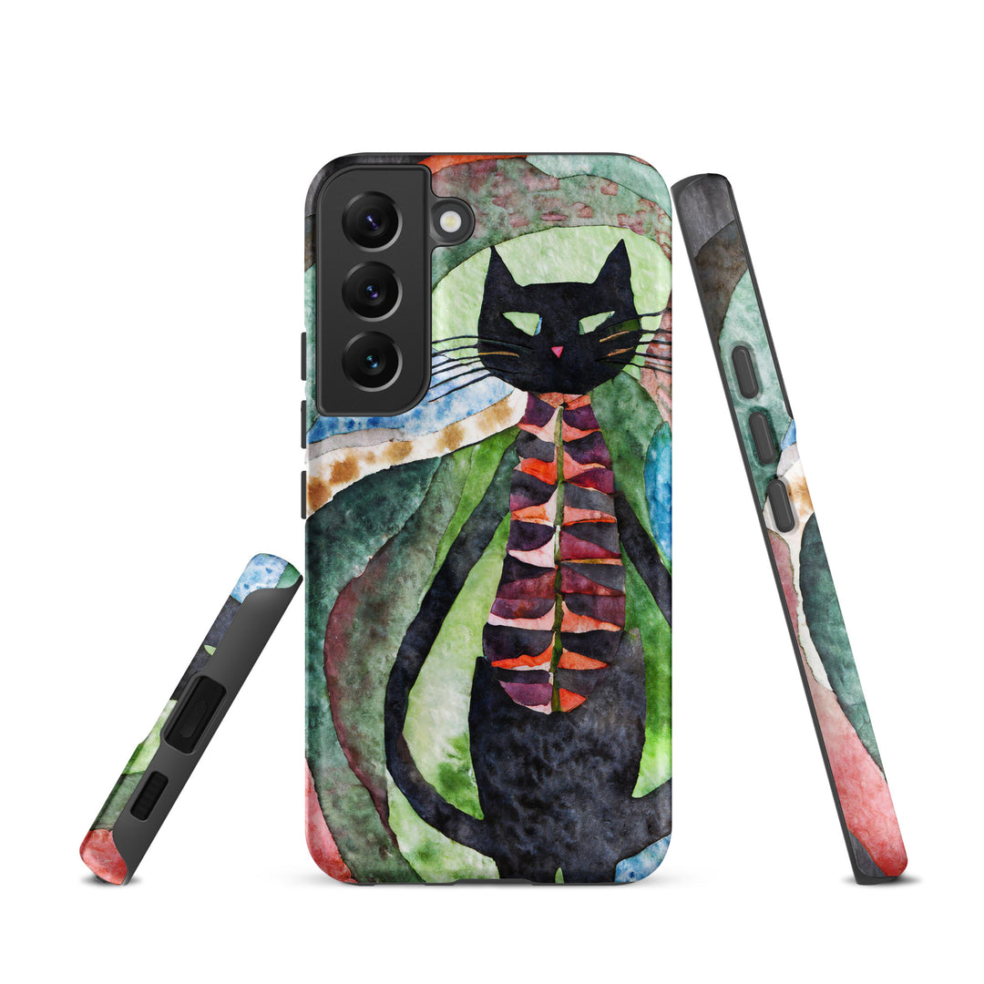 Psychedelic Purr - Tough case for Samsung®